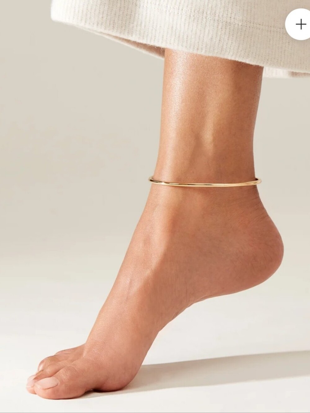 Jenny Bird Dane Anklet Gold Large